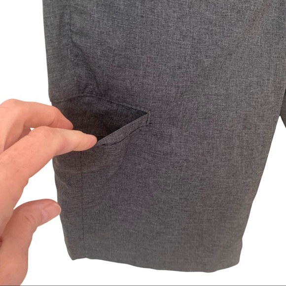 LEVI’S 511 Slim Performance Stretch Hybrid Short Gray Stretch Wicking Swim Sz 12 - Picture 7 of 12